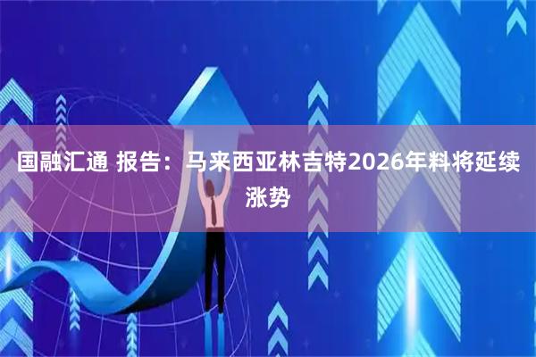 国融汇通 报告：马来西亚林吉特2026年料将延续涨势