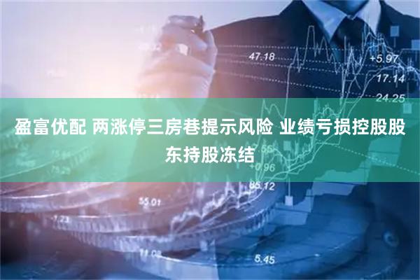 盈富优配 两涨停三房巷提示风险 业绩亏损控股股东持股冻结