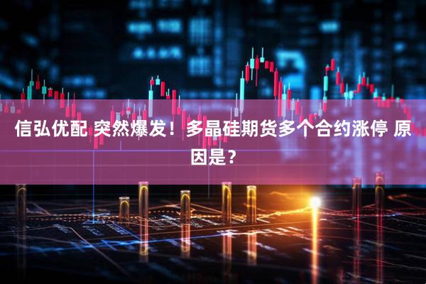 信弘优配 突然爆发！多晶硅期货多个合约涨停 原因是？